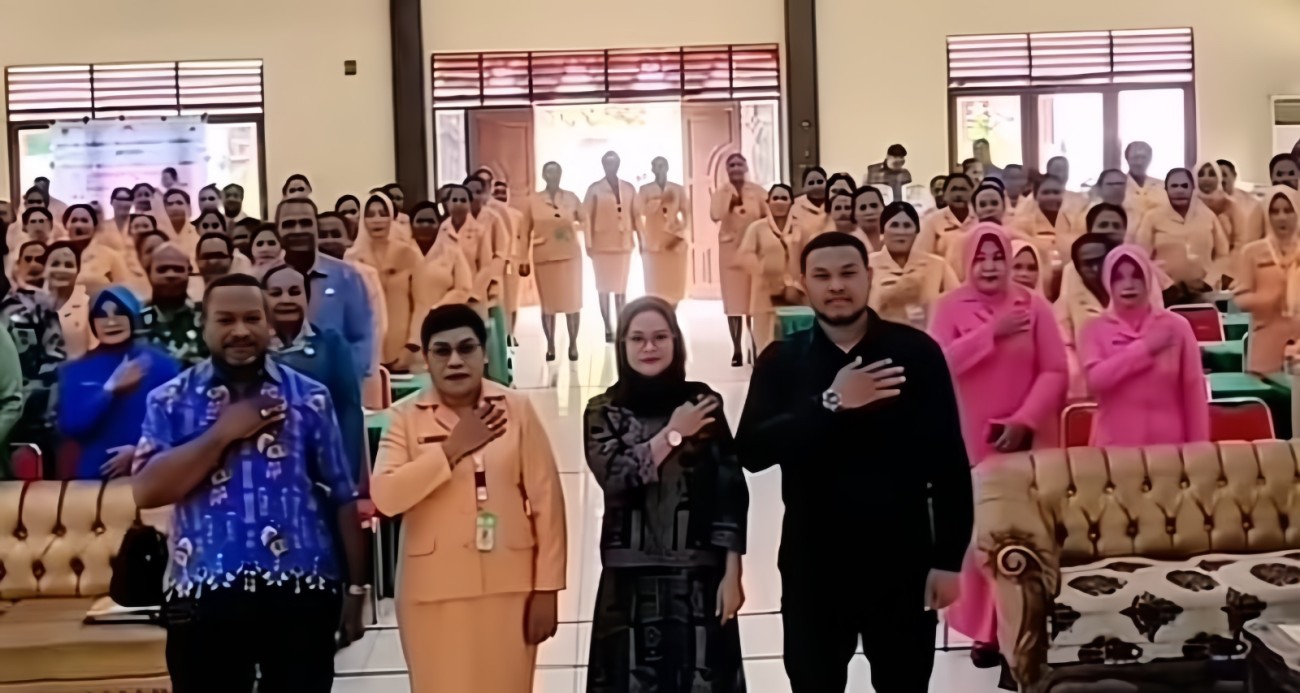MUSDA KE-V DHARMA WANITA PERSATUAN KABUPATEN SARMI RESMI DIBUKA WAKIL BUPATI SARMI